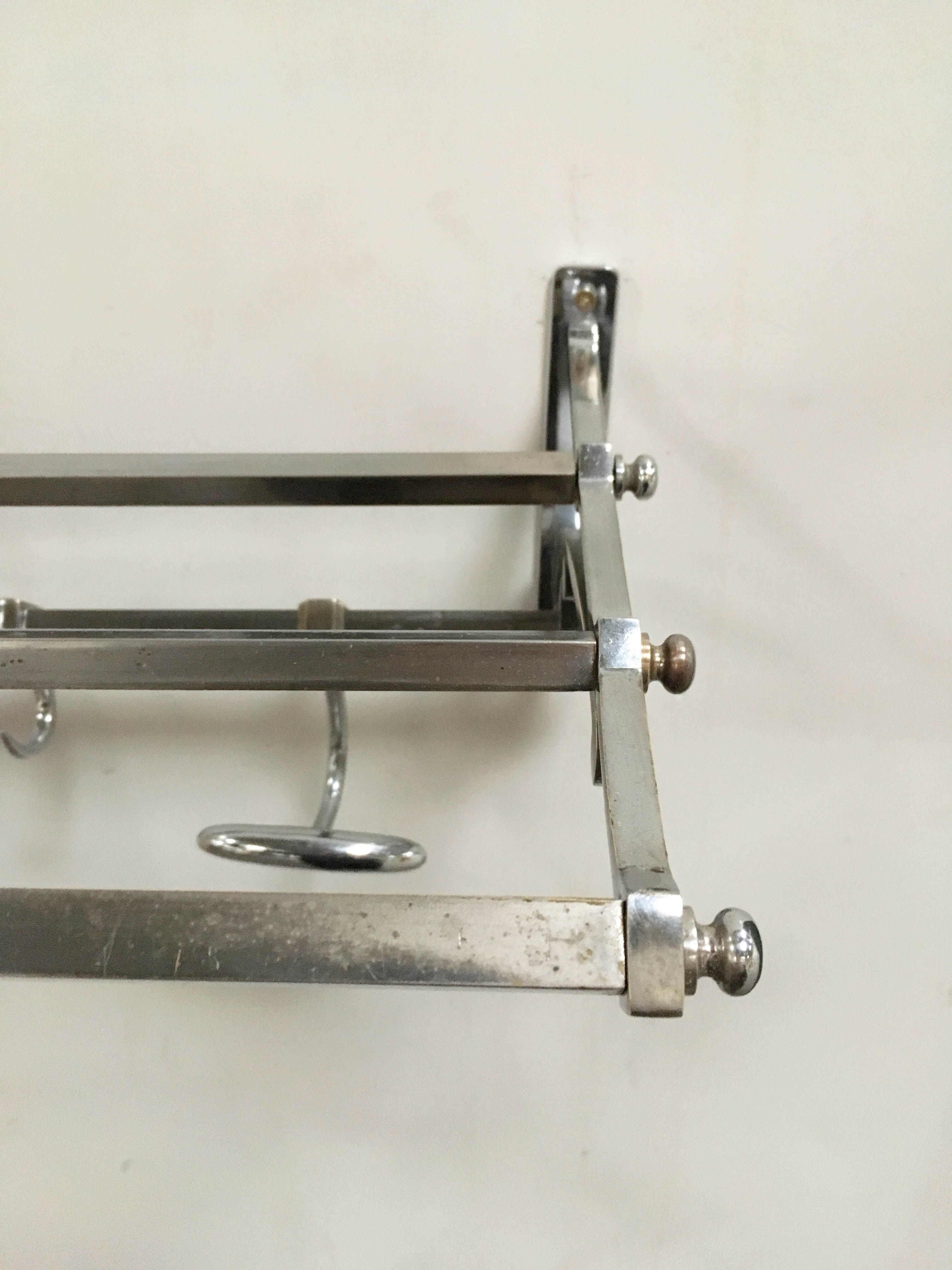 Coat hangers chromed brass