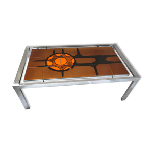 Table basse métal et