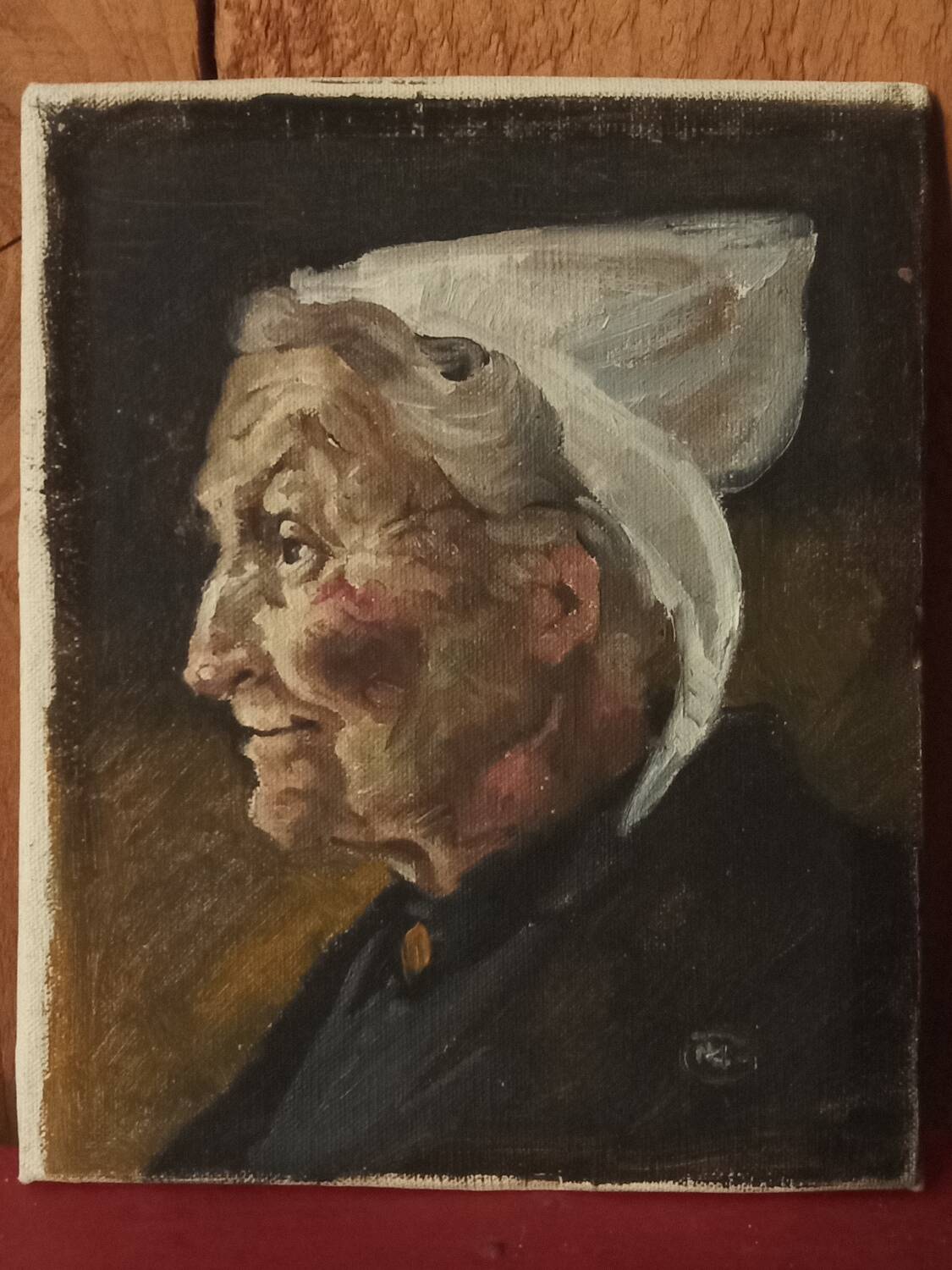 Portrait de vieille femme