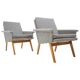 Paire de fauteuils, Danemark, années 1970
