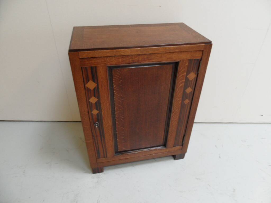 Art Deco one door cabinet Amsterdam School