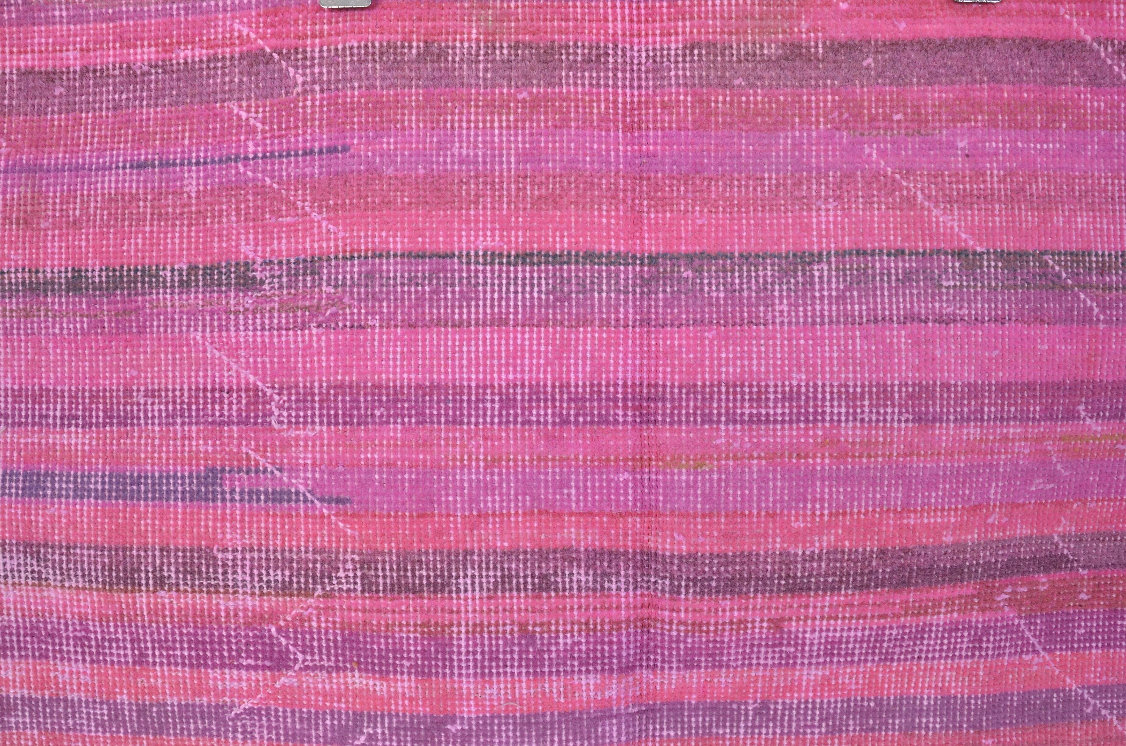 Stripe Neutral Vintage Wool Rug sku2351