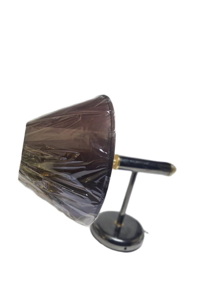 Art Deco brass wall lamp, Poland, 1980s