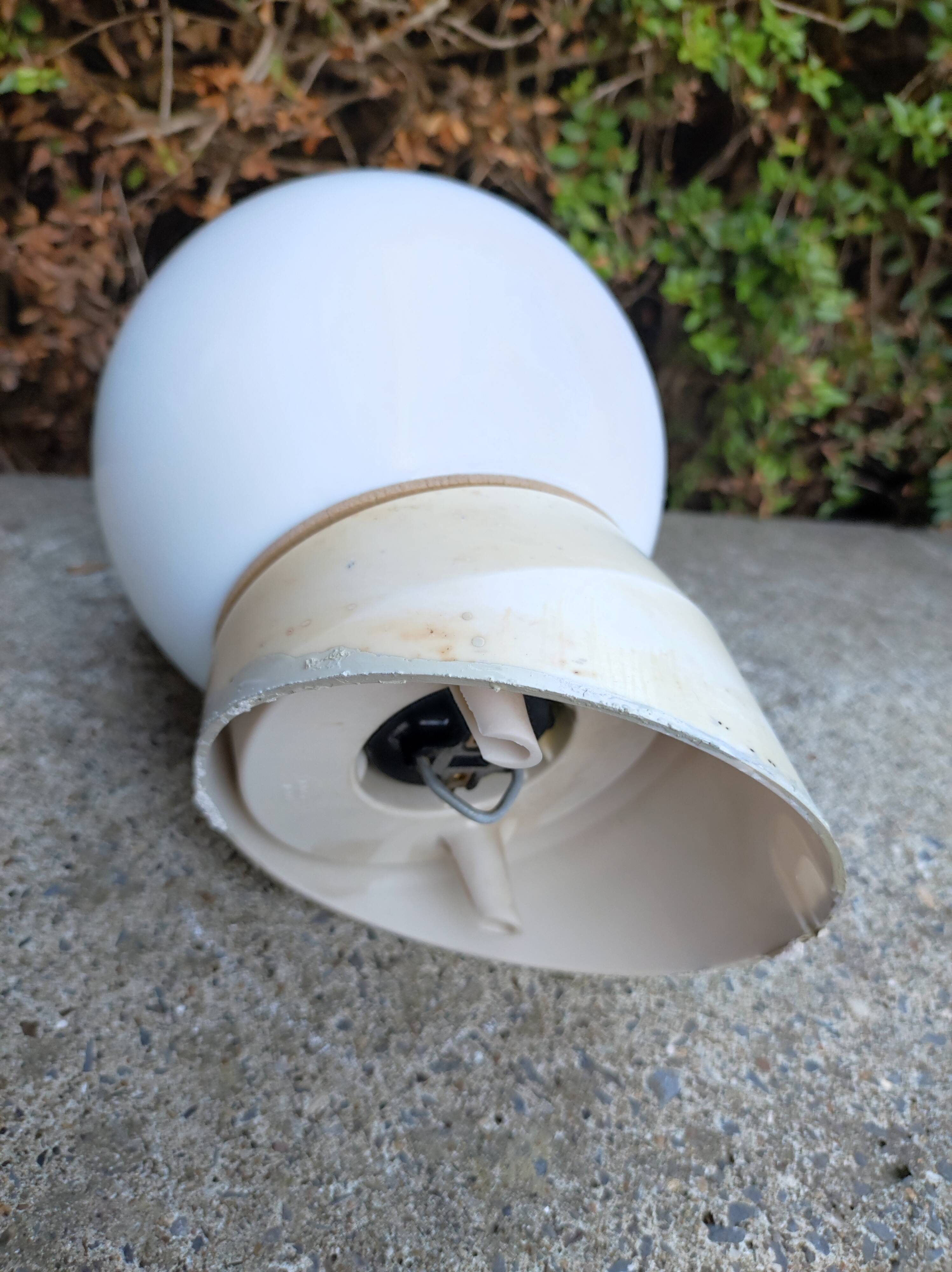 Lamp wall lamp opaline