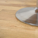 Mid-century modern oak round dining table, Denmark, 1970s