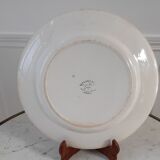 Flat iron earth earthenware of Givors late nineteenth century