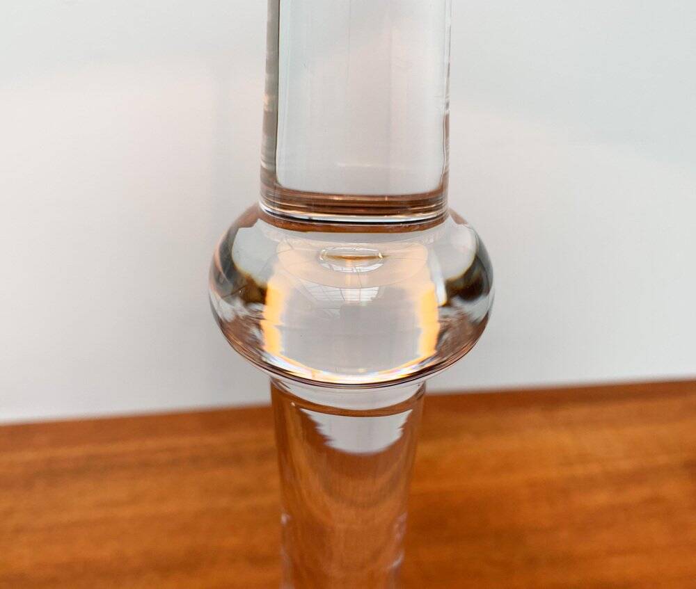 Mid-century German Tiffany glass table lamp by Ingo Maurer, 1960s.