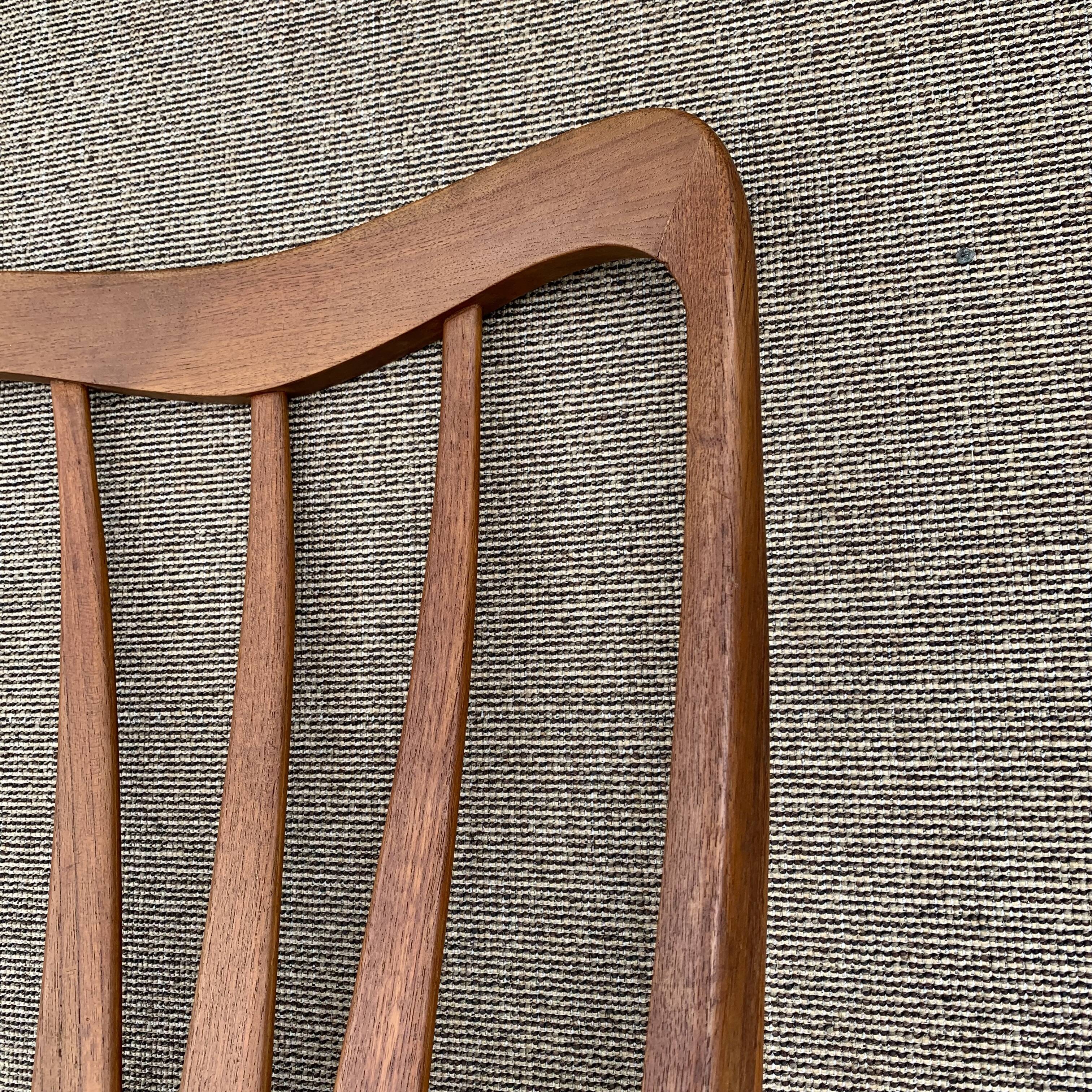 Pair of Ingrid Niels Koefoed teak chairs, Denmark 1960