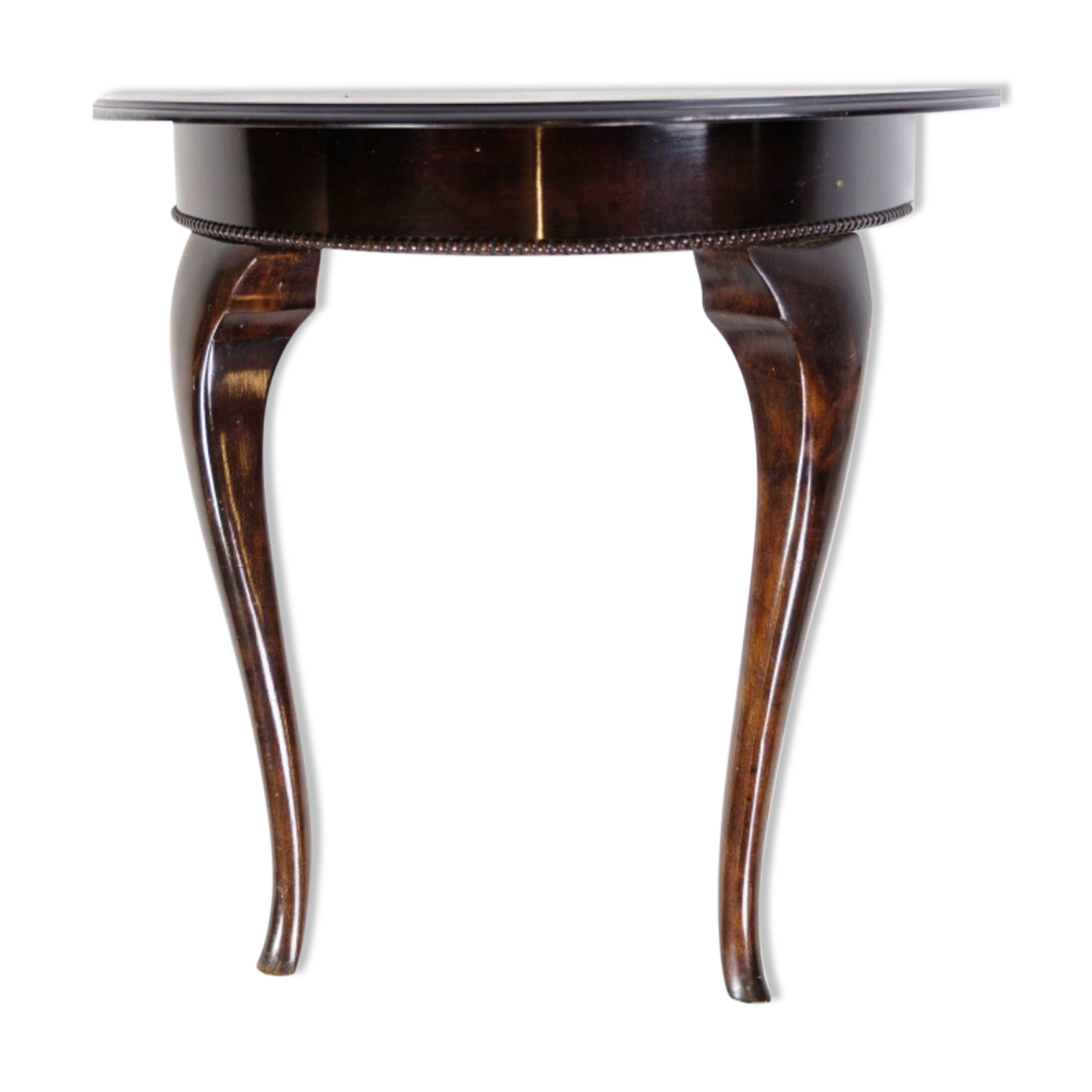 Mahogany console table with pearl row from around the year 1860s