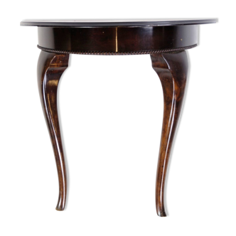 Table console en acajou avec Pearl Row des années 1860