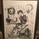 Illustration/signed paper print, framed, 60s/70s