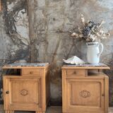 Pair of art deco bedside tables