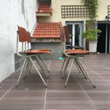 Lot 4 chaises « Result » par Friso Kramer pour Ahrend de Cirkel années 1970/1973