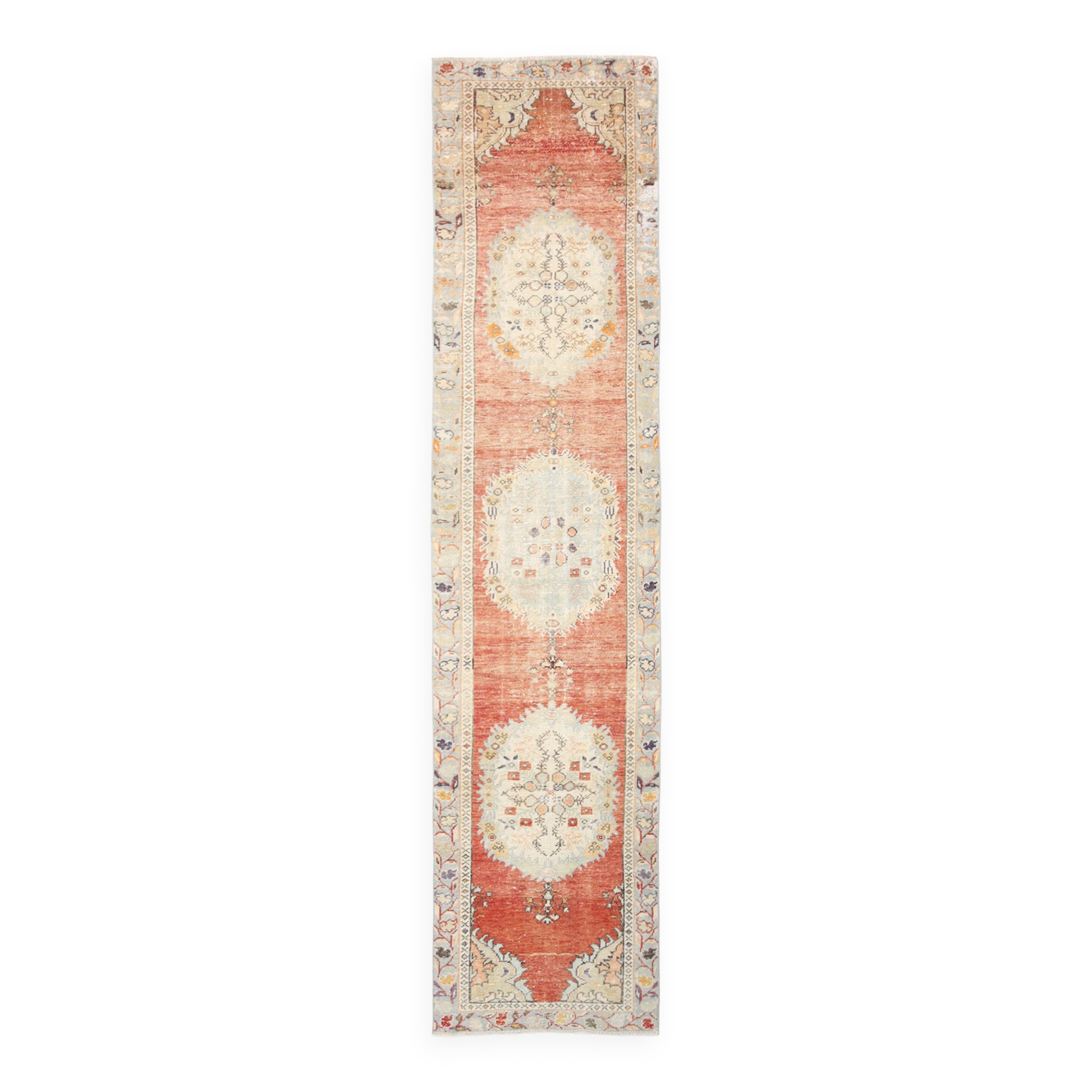3x12 Turkish Runner Rug, 81x368Cm