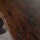 Antique Spanish table from the early 18th century with  a cast iron base