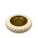 Tommaso Barbi, cream ceramic ashtray / vide poche, B Ceramiche, ca. 1970