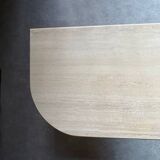Vintage travertine side table Italy