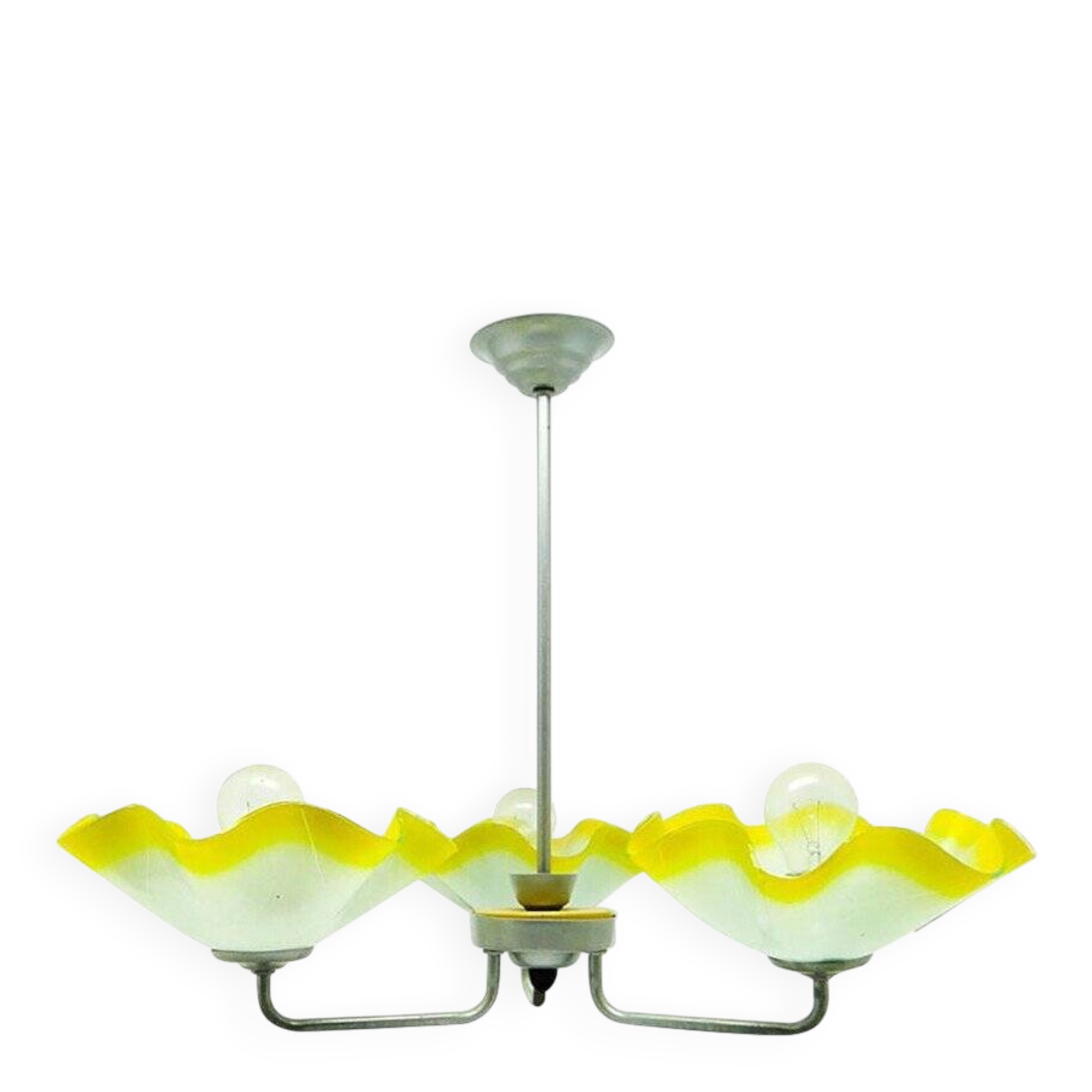 Mid-century chandelier from Polam, Poland, 1960s