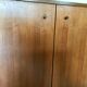 Two-door vintage free-standing buffet
