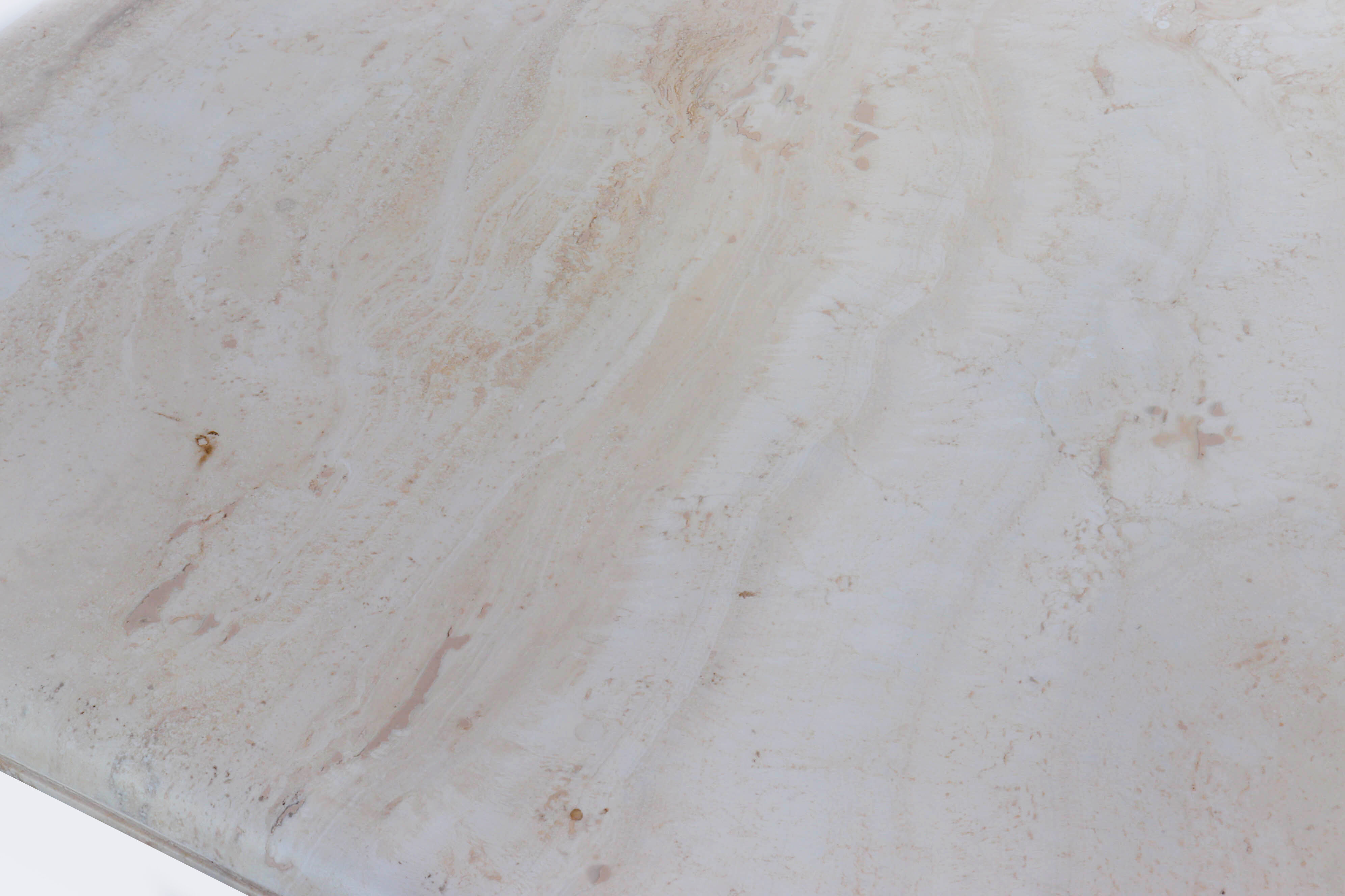 Vintage travertine coffee / side table