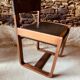 6 chaises noires par Gunther Hoffstead pour Uniflex - 1960