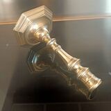 Louis XIV period gilt bronze candlestick