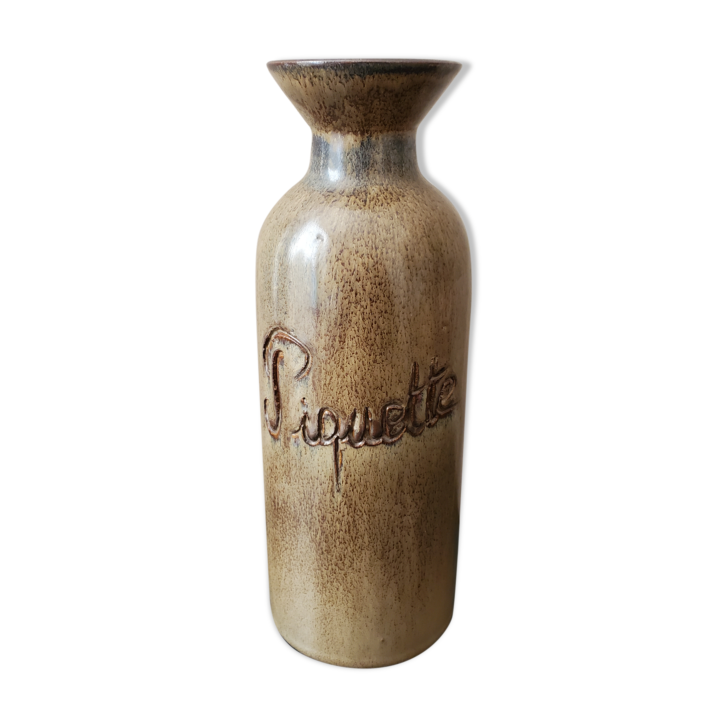 Old ceramic Piquette decanter
