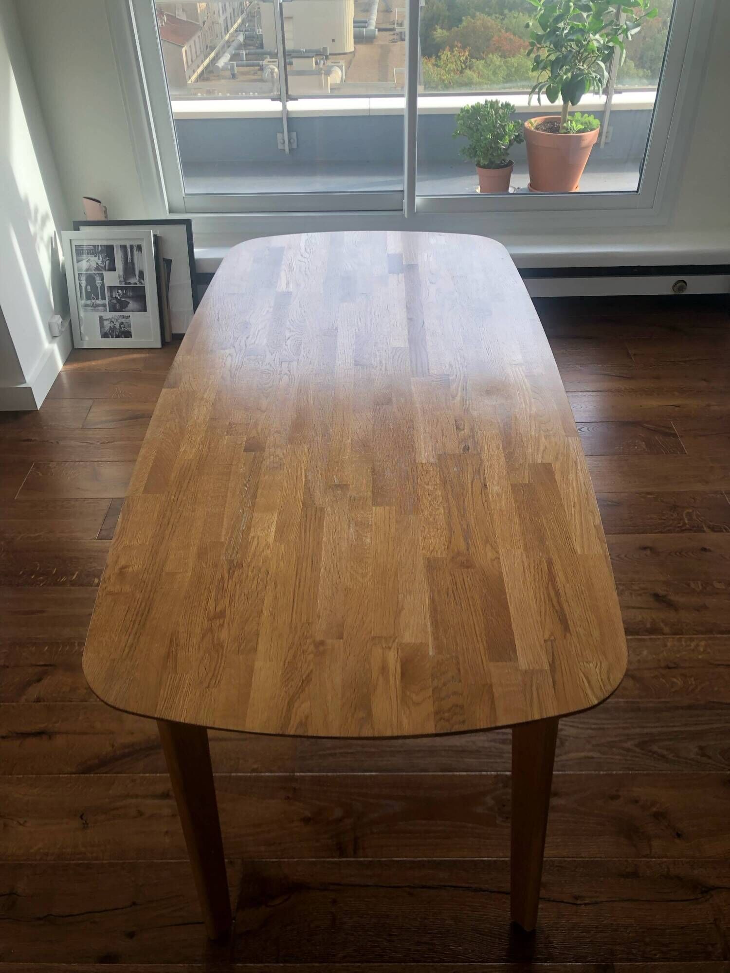 Dalmar table in solid oak, 160 x 80 cm