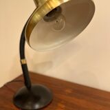 Gold metal desk lamp