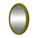 Space age mirror green plastic by Tiger, 1970s