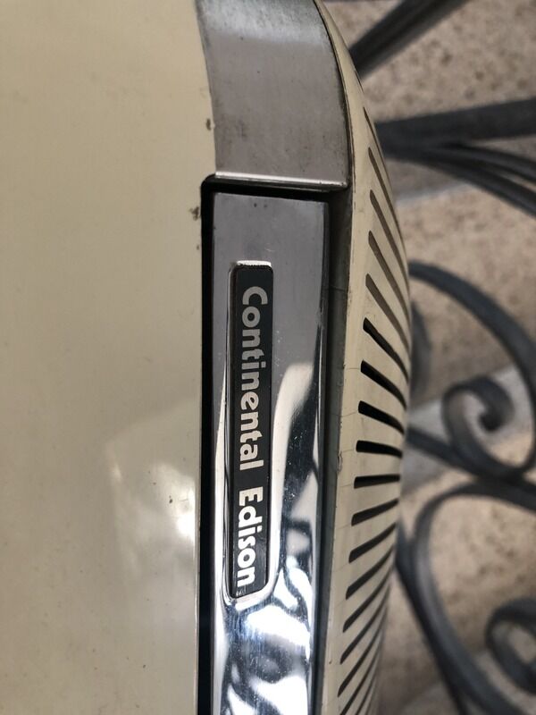 Vintage tv with continental edison tulip foot