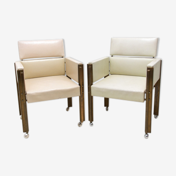 Armchairs by Ladislav Vrátník for Prague Castle, 1970s, set of 2