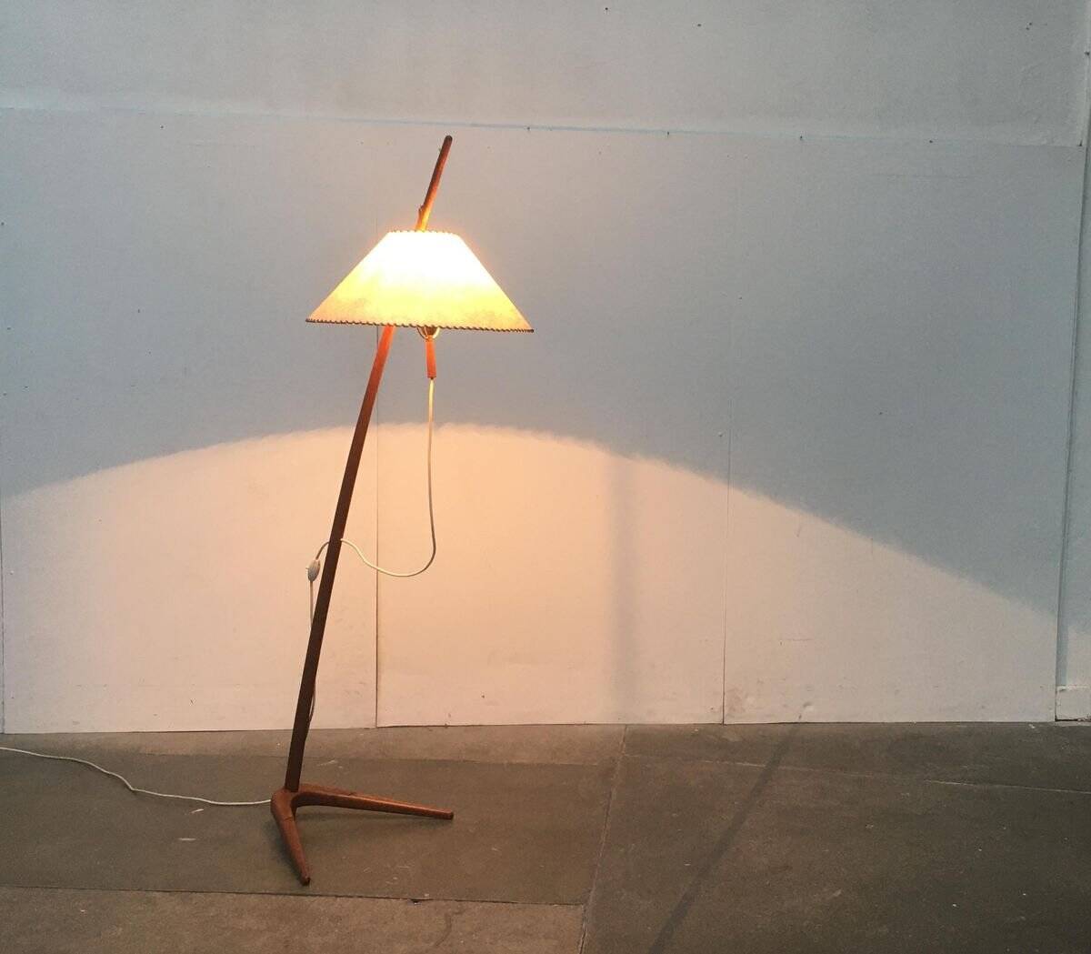 Mid-century Dornstab floor lamp by A. Pöll for Kalmar