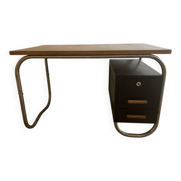 Vintage wood and metal desk