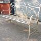 Antique French garden bench park bench