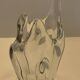 Vintage crystal vase sculpture – signed R. Schneider 1959