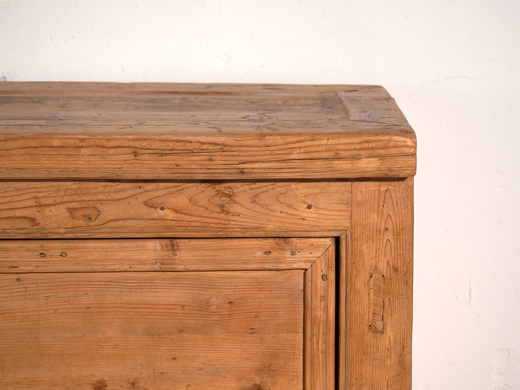 Antique wooden sideboard with three doors (circa 1920)