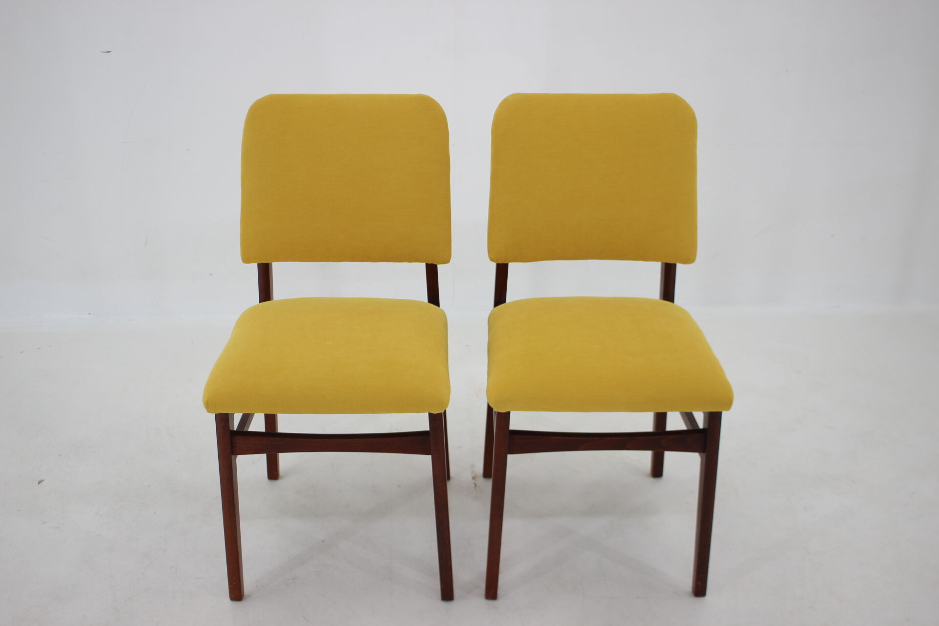 1960s Pair of Side Chairs ,Czechoslovakia