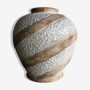 Vase art deco ceramic signed odyv