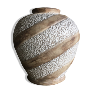 vase art deco en faïence
