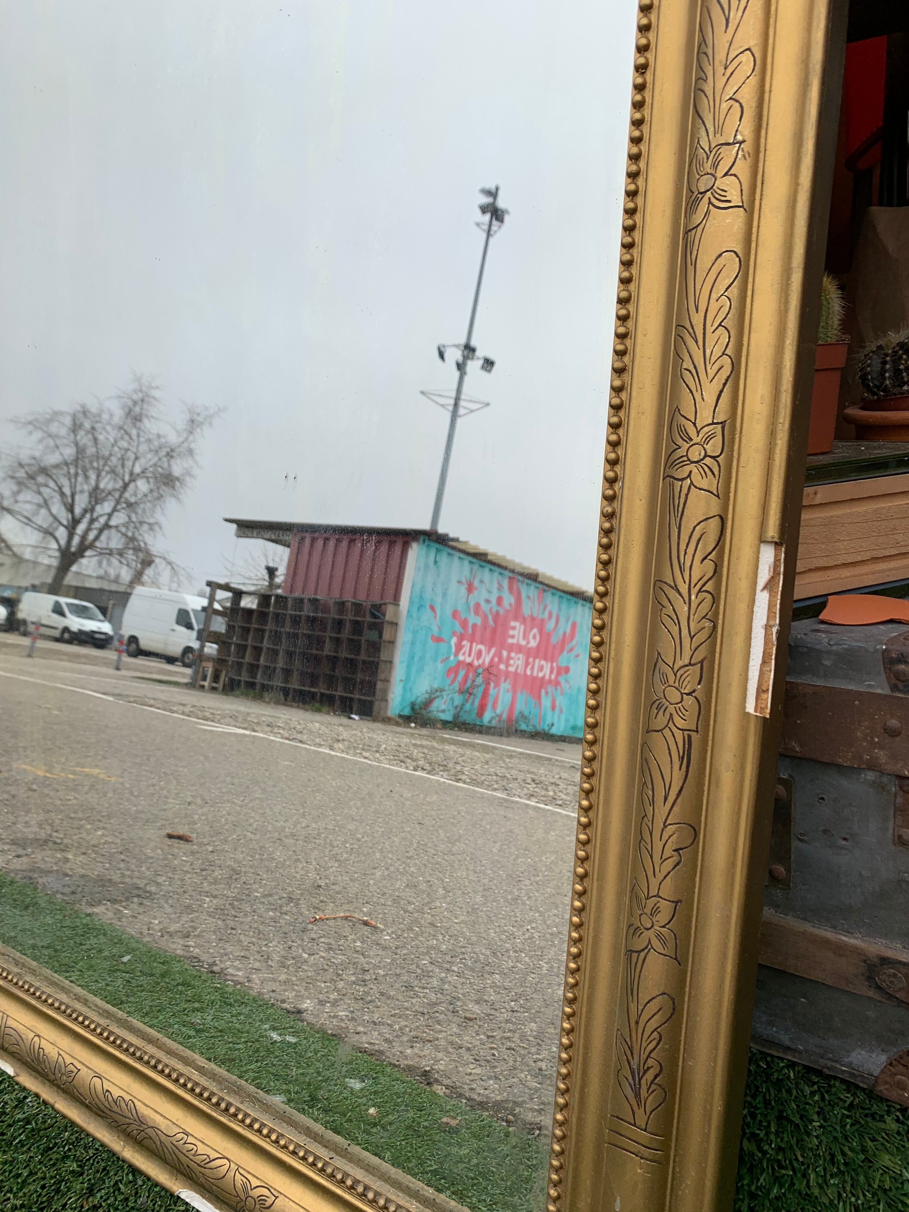 Mirror louis Philippe gold