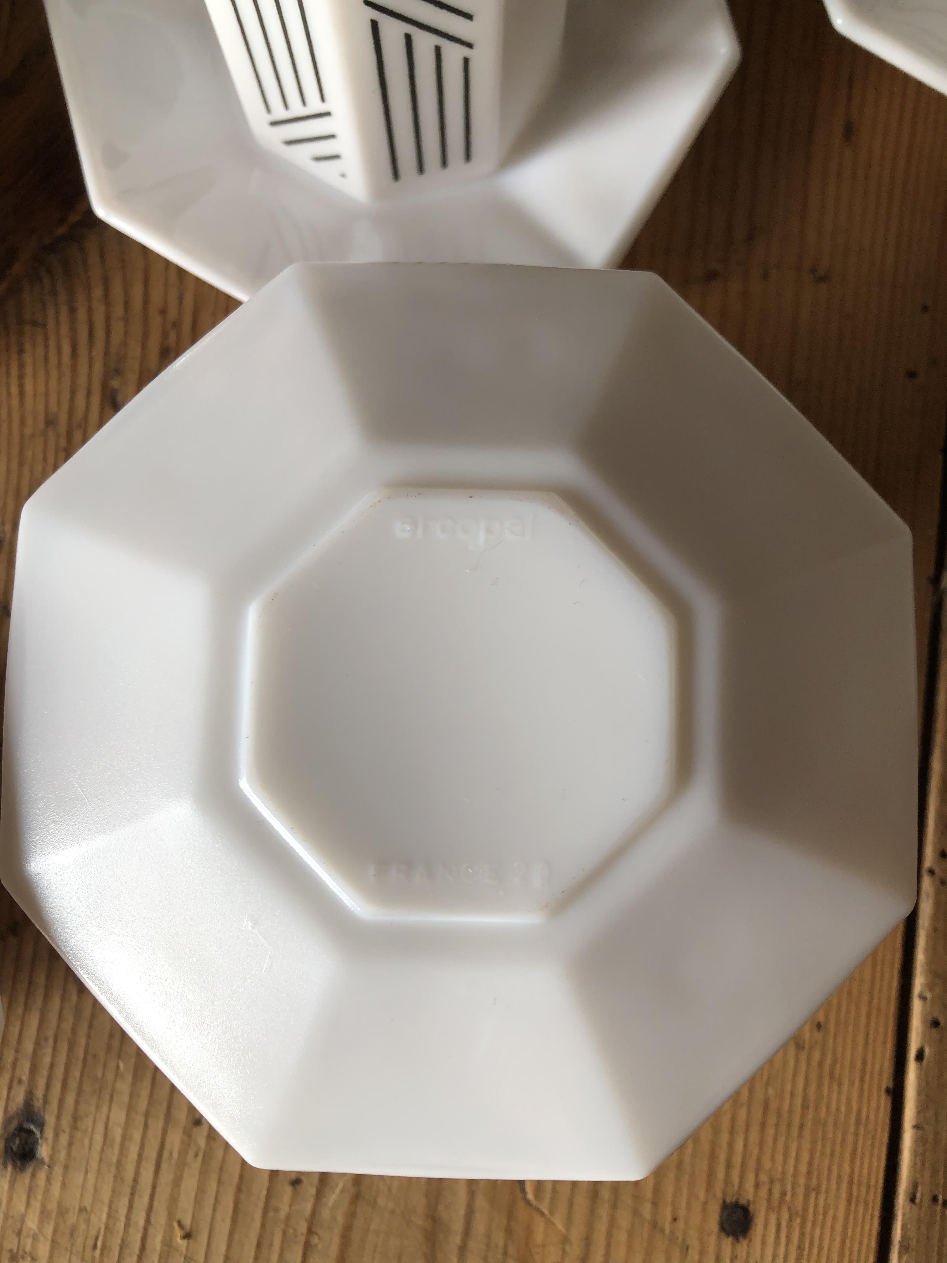 Lot de 6 tasses à café Arcopal