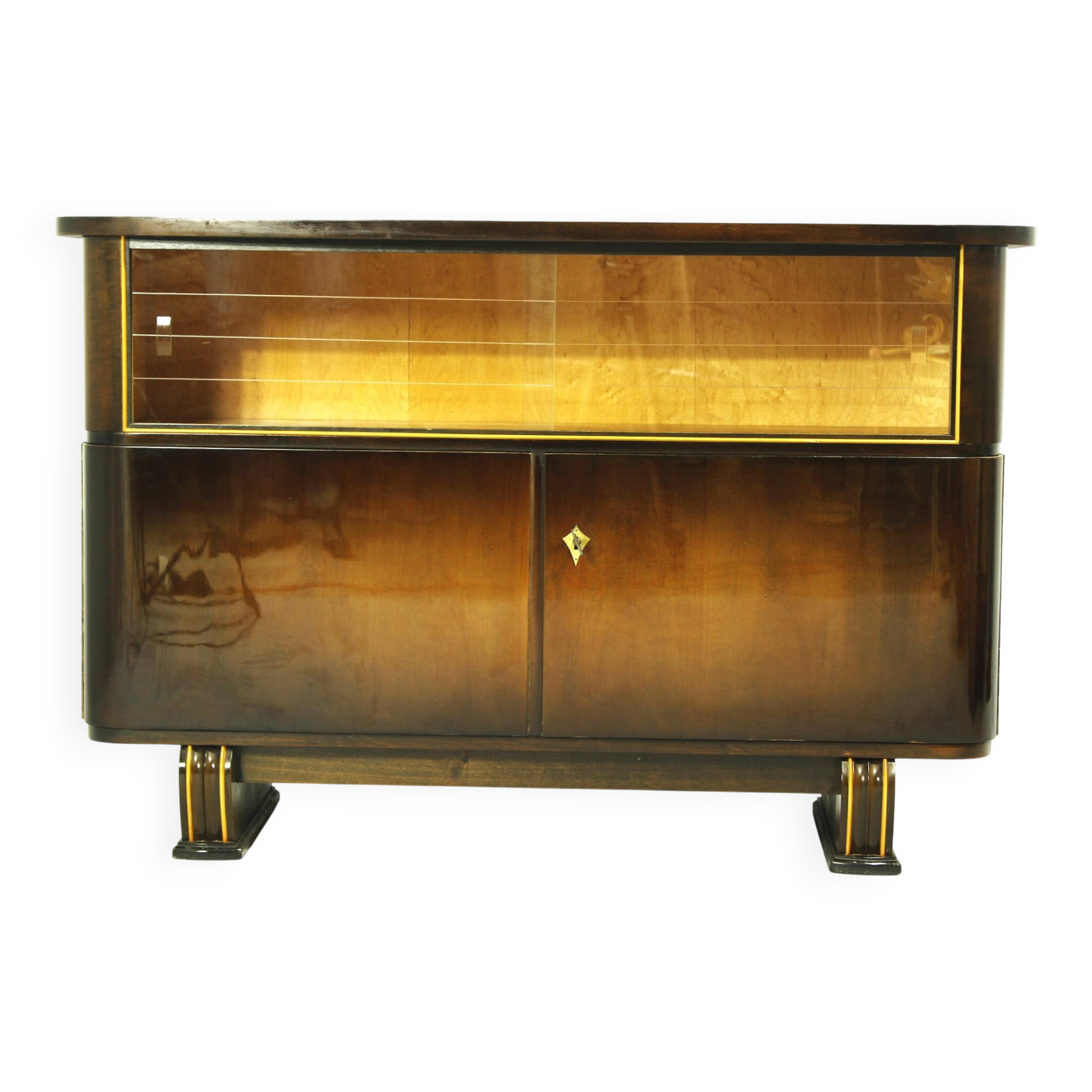 Sideboard with Display Cabinet by Schwaco-Möbel-Werk, Herford, Germany 1960