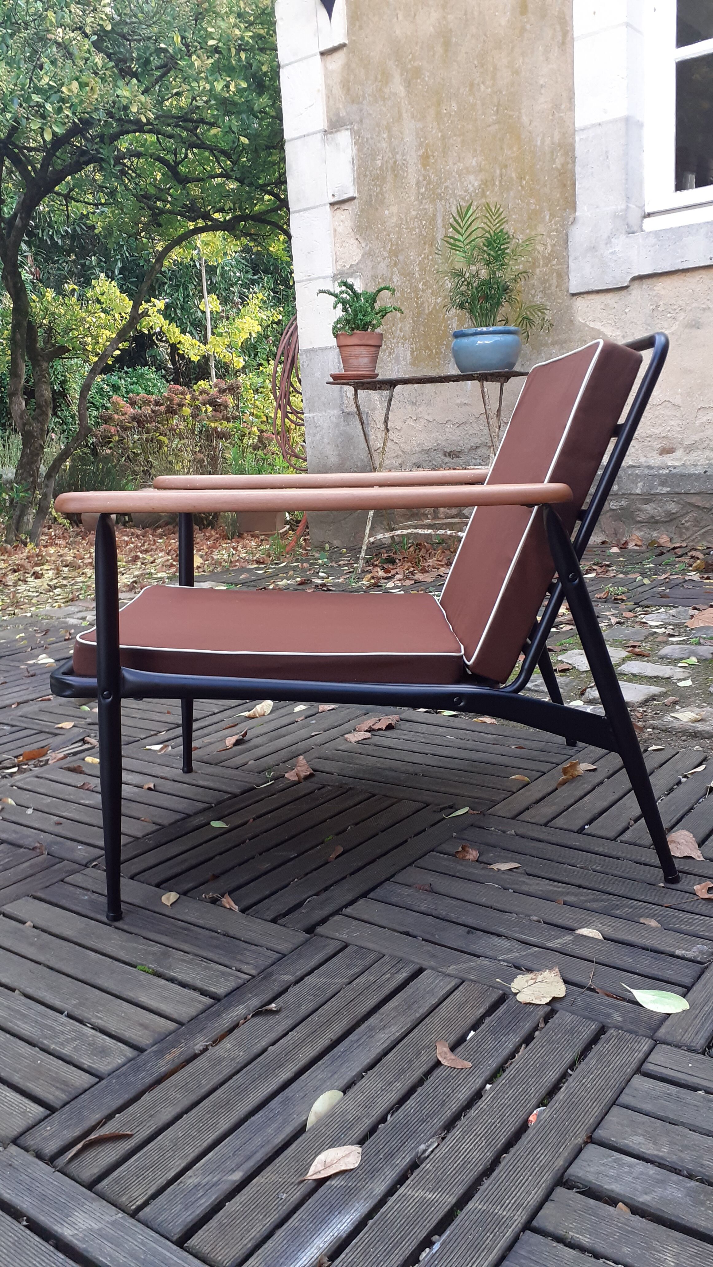 Metal chair year, 60s,  "Metalcraft"