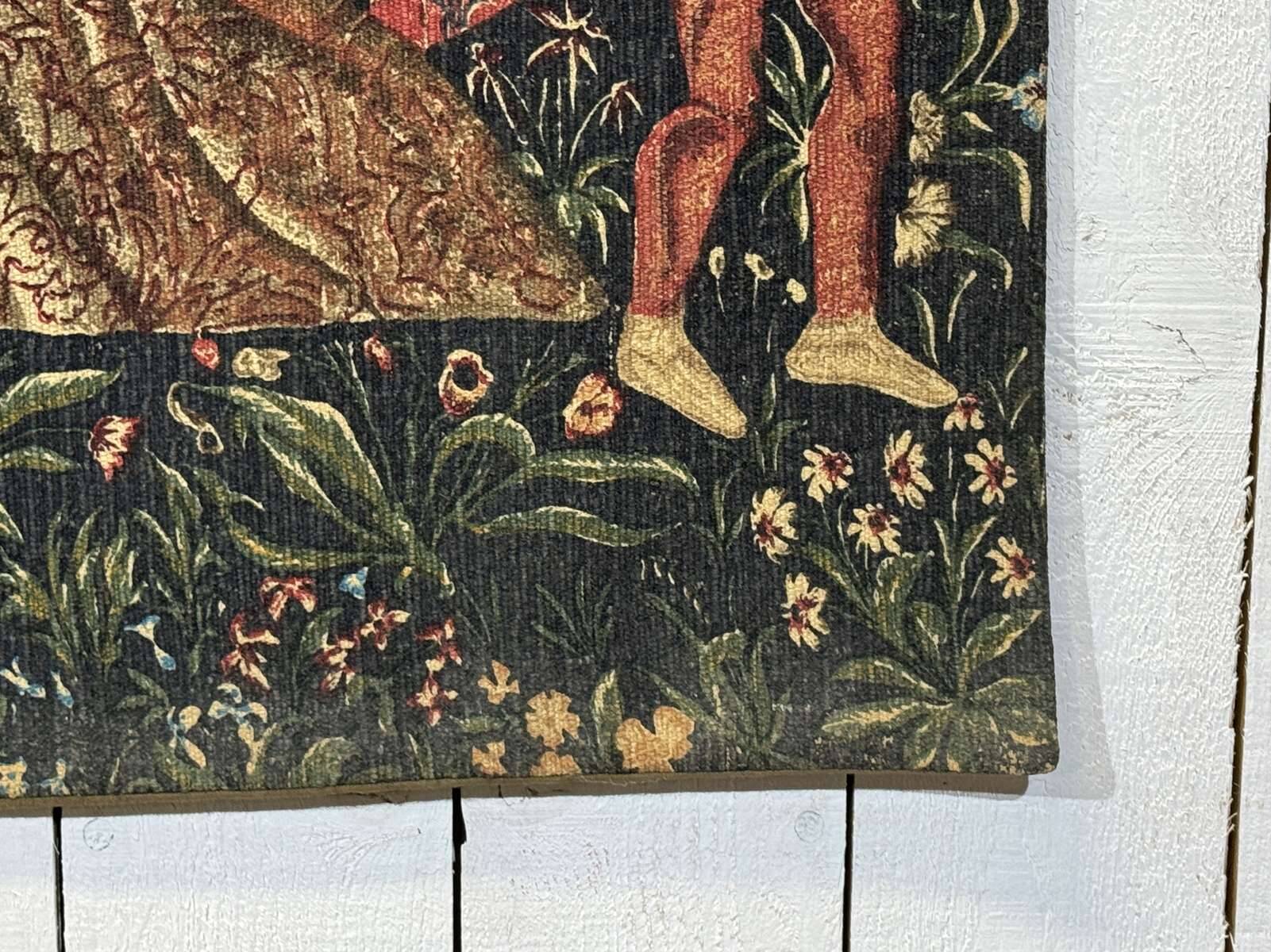 1970s wall tapestry - The Grape Harvest - JP Gobelin Panels