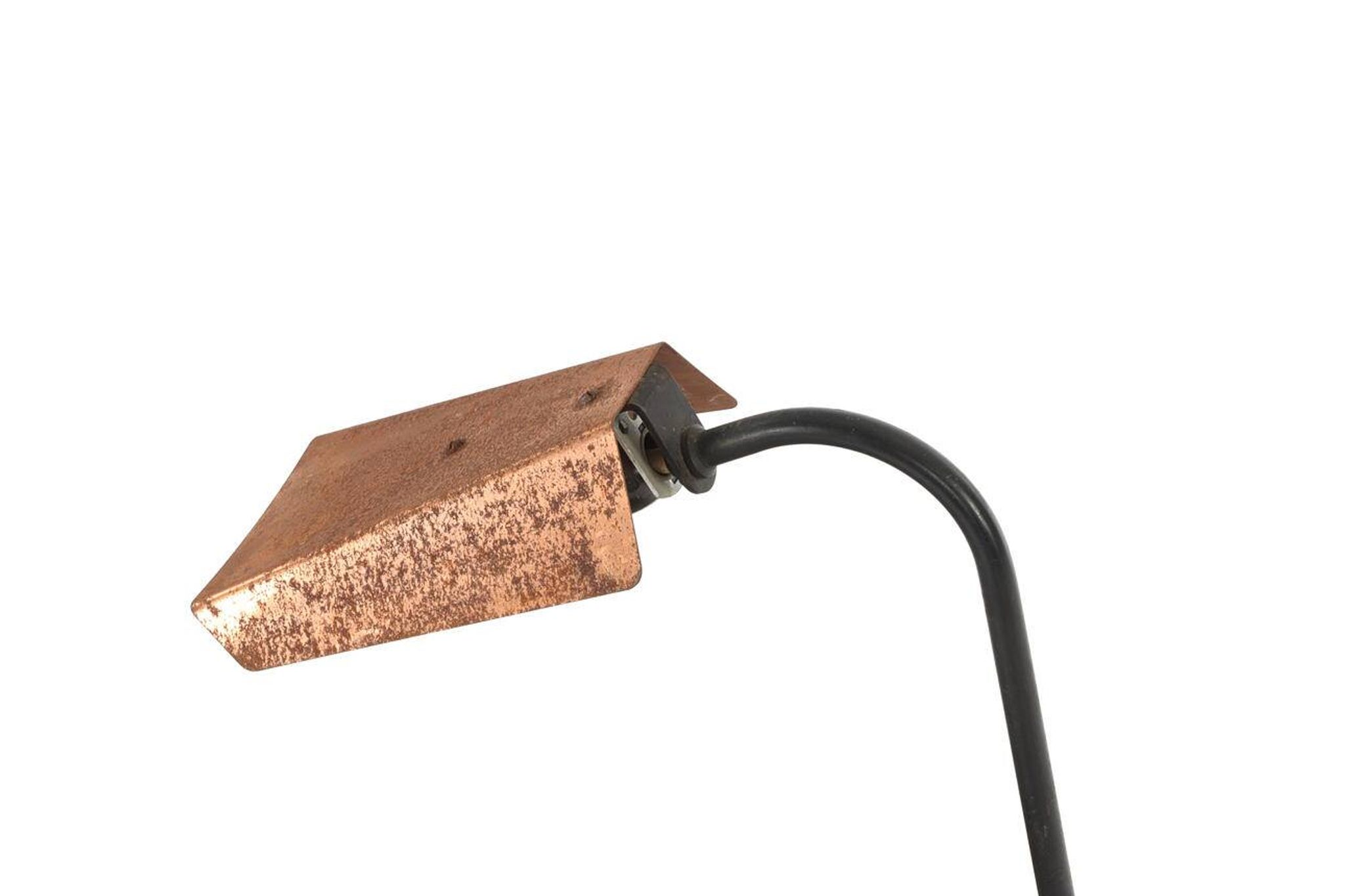 Copper flower box with integrated lamp - Hans Agne Jakobsson