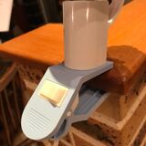 Lampe champignon applique bleu et blanche sarlam