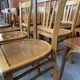 Set of 30 mismatched bistro chairs French Restaurant curved wood