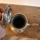 Silver-Plated Engraved Coffee Pot La Forêt Pin Belle Époque Boulenger