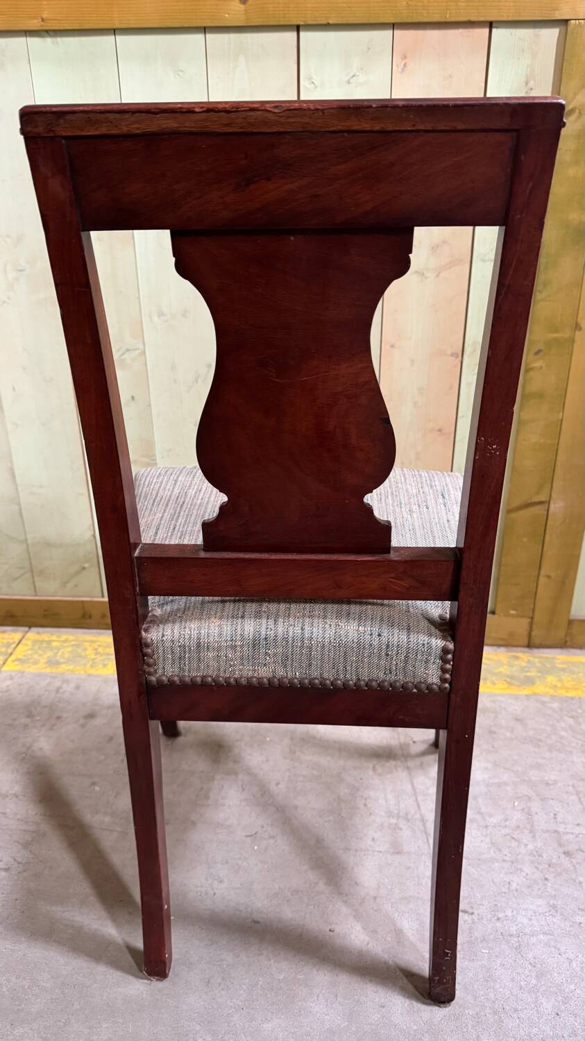 Pair of mahogany chairs circa 1900